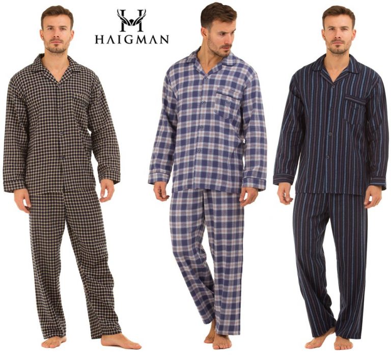Haigman Mens Cotton Pyjamas - Buy Lingerie Online - Amarielle
