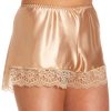 Lady Olga Gold Satin French Knickers Set Plus Size