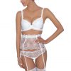 Fabulously Elegant White Push Up Bra By Roza - Image 5