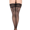 Ballerina 548 Black Hold Ups Size Small - XL - Image 5