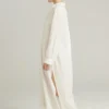 The Maxi Shirt Organic Cotton White Size S- XL - Image 4