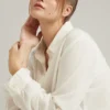 The Maxi Shirt Organic Cotton White Size S- XL - Image 6