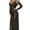 YesX YX826 Long Gown & Thong Size XS- L - Image 2