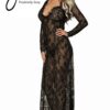 YesX YX826 Long Gown & Thong Size XS- L - Image 6