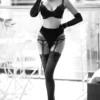 Black Secret BS106 Crotchless Tights Size S – XL - Image 2